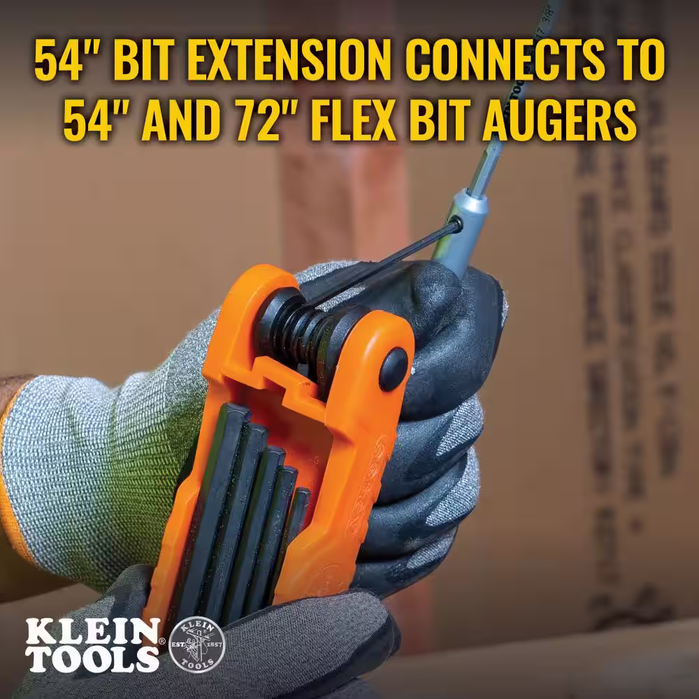 Klein Tools 5/8 in. x 54 in. Extension Flex Auger Bit