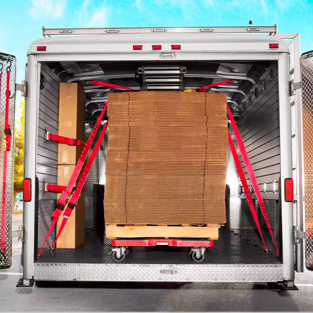 SNAP-LOC 16 ft. x 2 in. Ratchet Strap System with E-Track Singles and Hardware