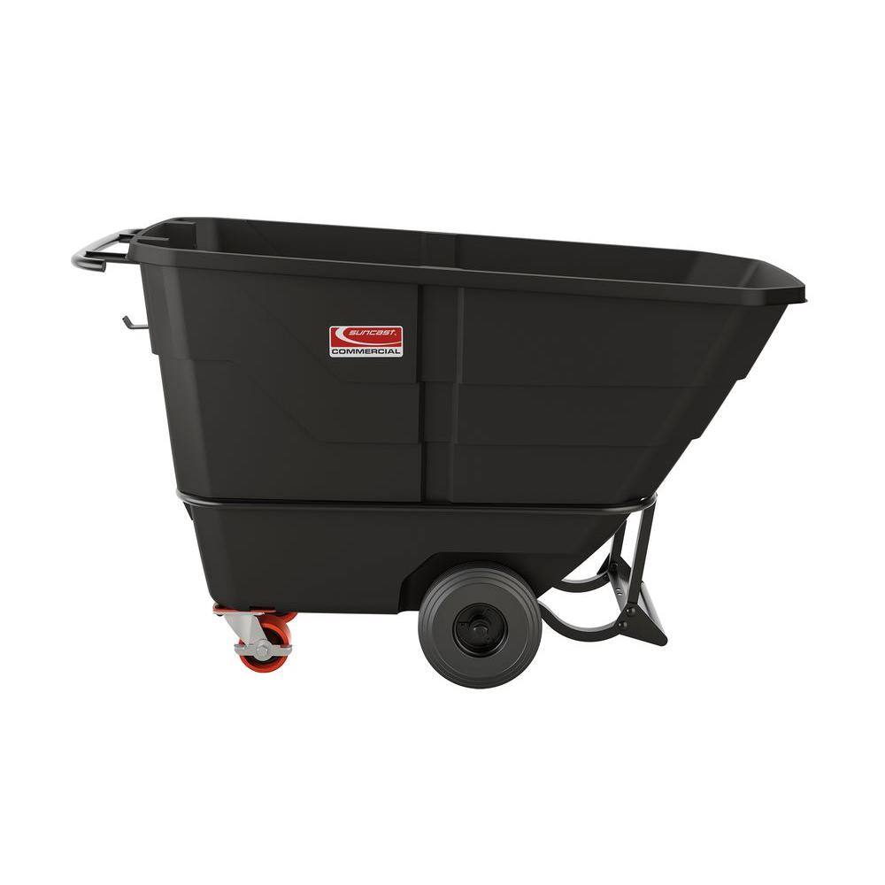 Suncast Commercial 1450 lbs. Capacity 1/2 yds. Heavy-Duty Towable Tilt Truck