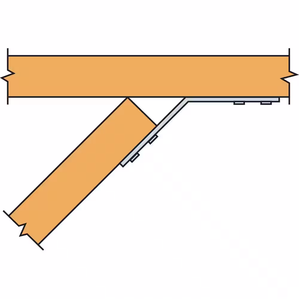 Simpson Strong-Tie TJC 3-1/8 in x 7 in. Galvanized Jack Truss Connector