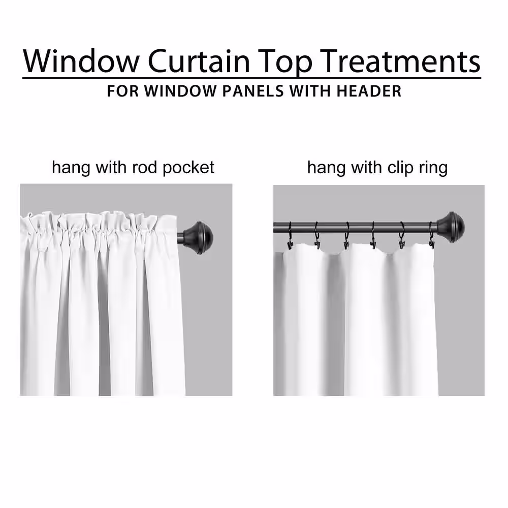 Lush Decor Wheat Solid Grommet Room Darkening Curtain - 52 in. W x 95 in. L (Set of 2)