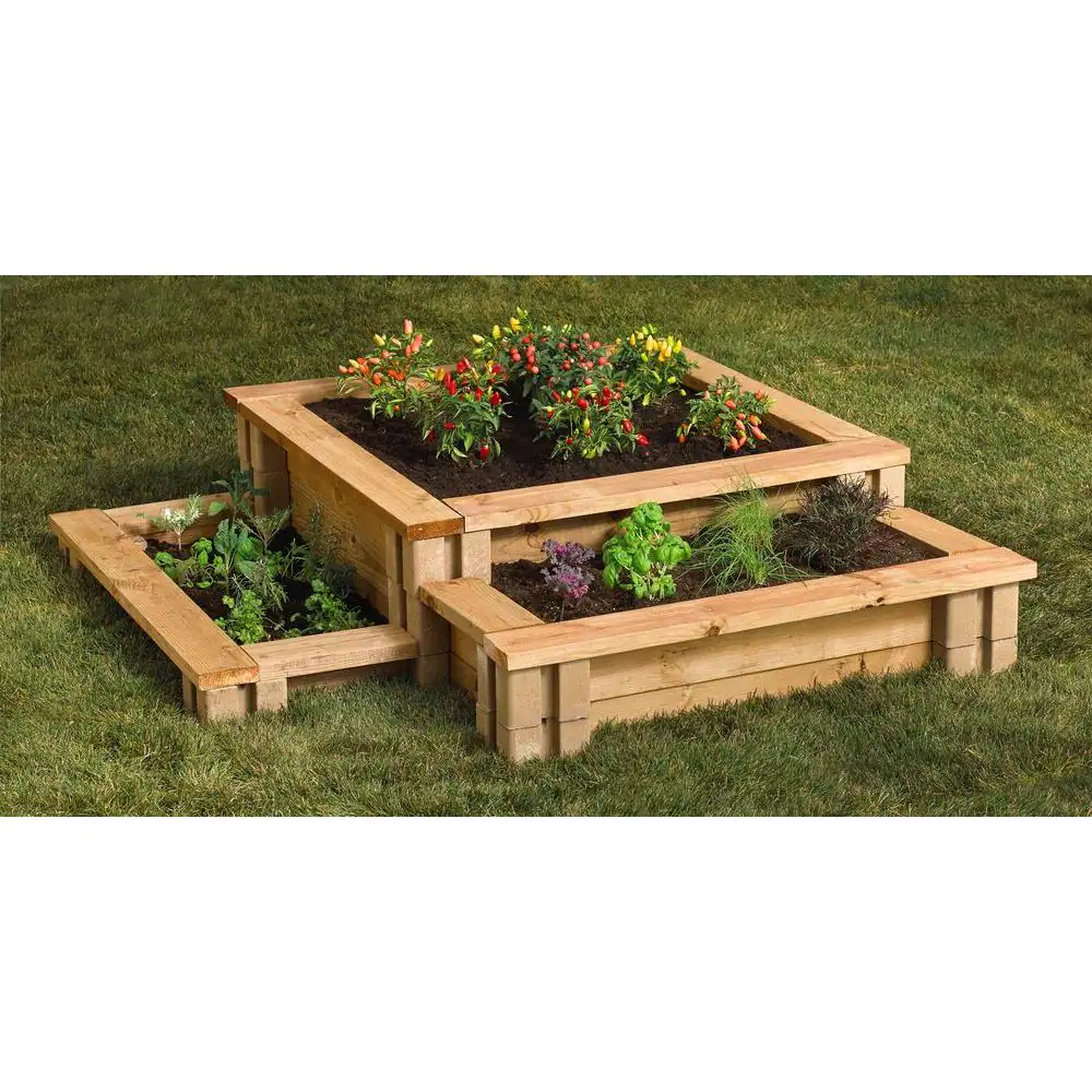 Oldcastle 7.5 in. x 7.5 in. x 5.5 in. Tan Brown Concrete Planter Wall Block (120- Piece Pallet)