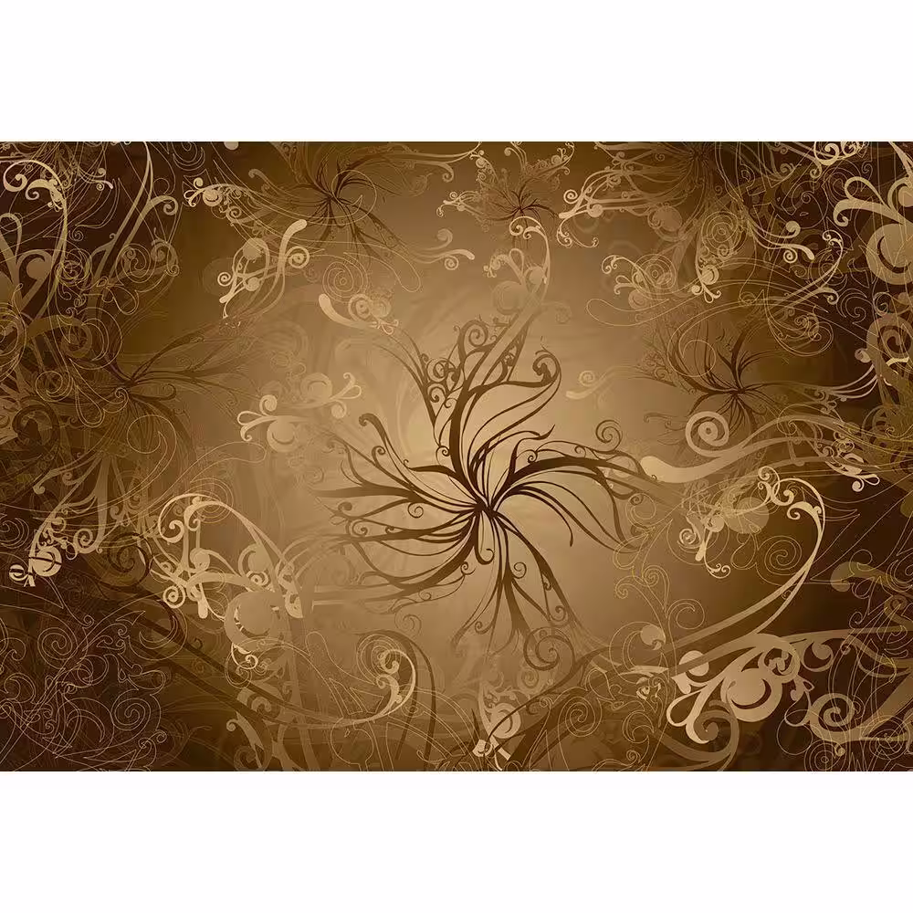 Komar 100 in. x 145 in. Gold Wall Mural