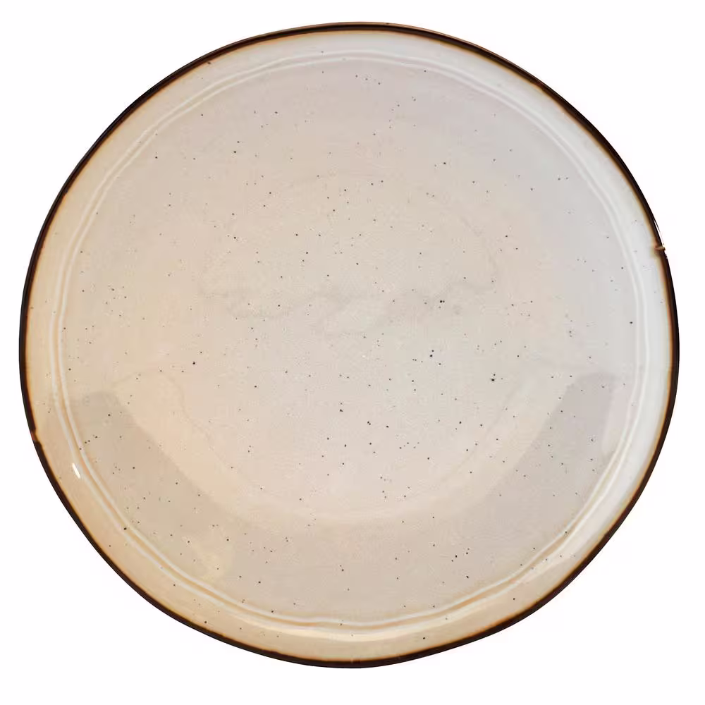 Tabletops Gallery 16-Piece Geneva Ivory Stoneware Dinnerware Set (Service for 4)